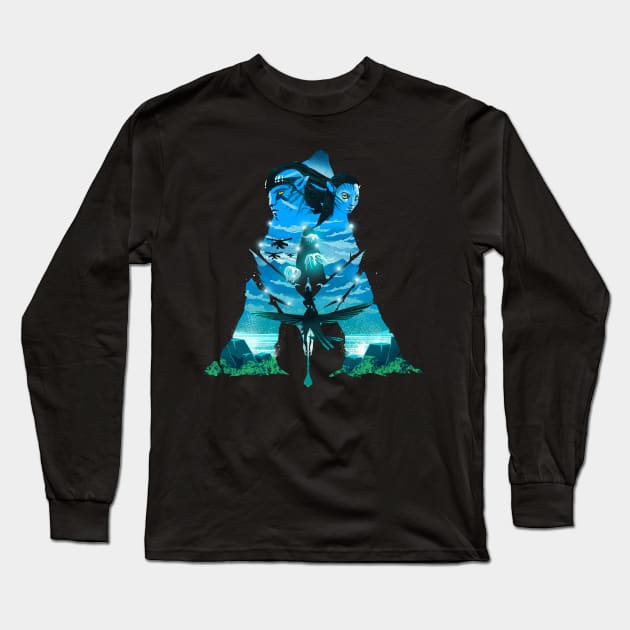 The Way of Water Long Sleeve T-Shirt by DANDINGEROZZ